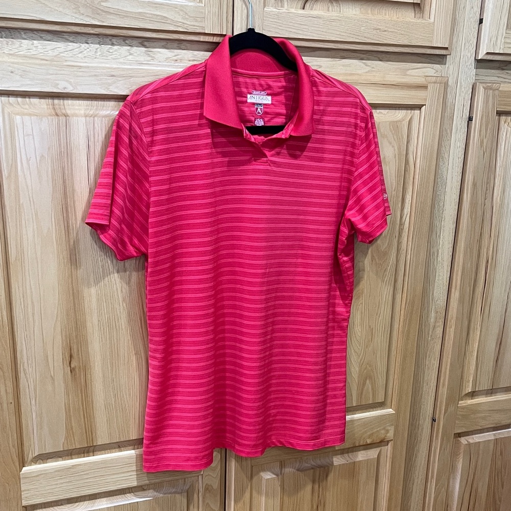 Antigua Women's Red Golf Polo